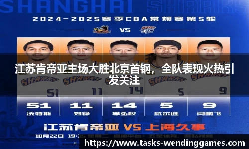 江苏肯帝亚主场大胜北京首钢，全队表现火热引发关注